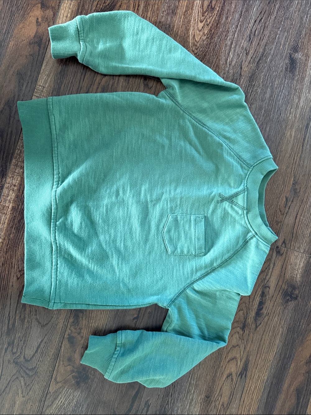 Janie and Jack Mint Green boys Crewneck Sweater